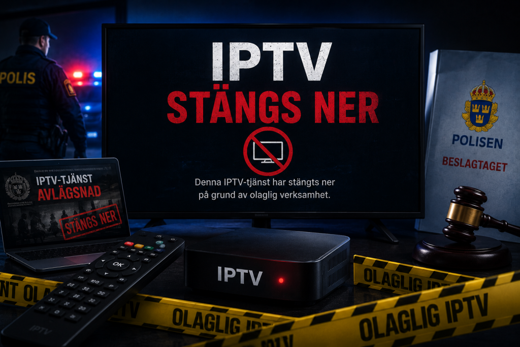 iptv stängs ner