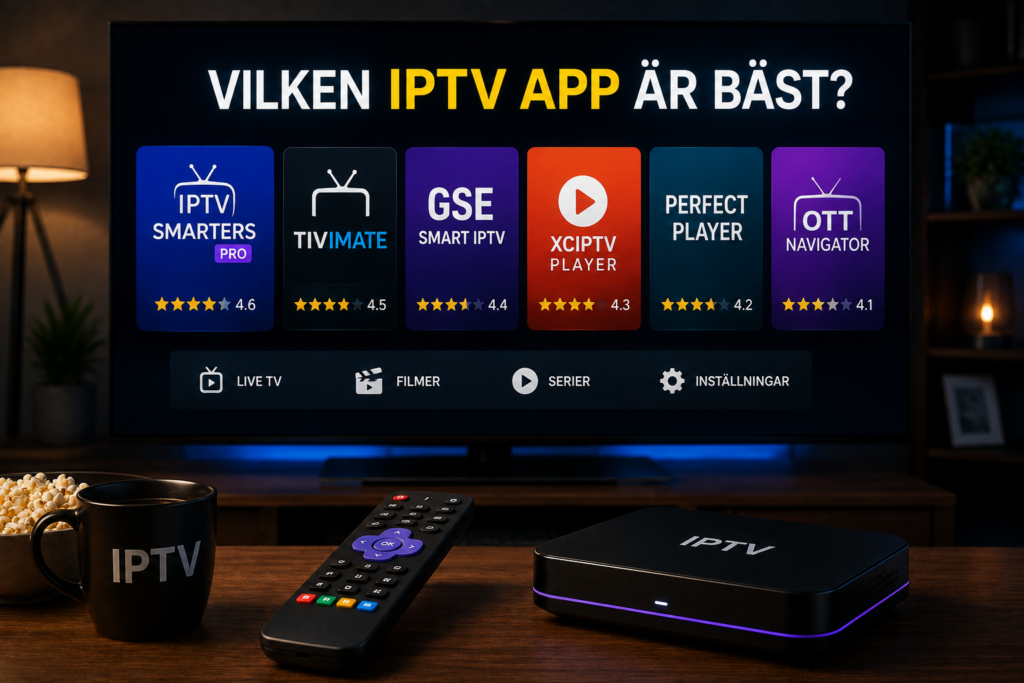vilken iptv app är bäst